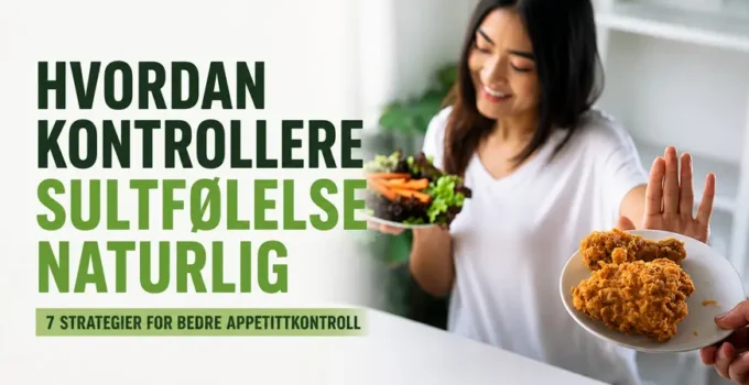 Hvordan kontrollere sultfølelse naturlig
